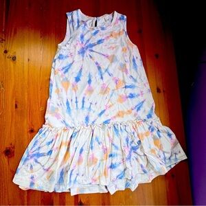 Crewcuts tie dye dress size 8